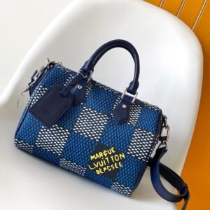 Speedy Blue Canvas Patchwork 25CM