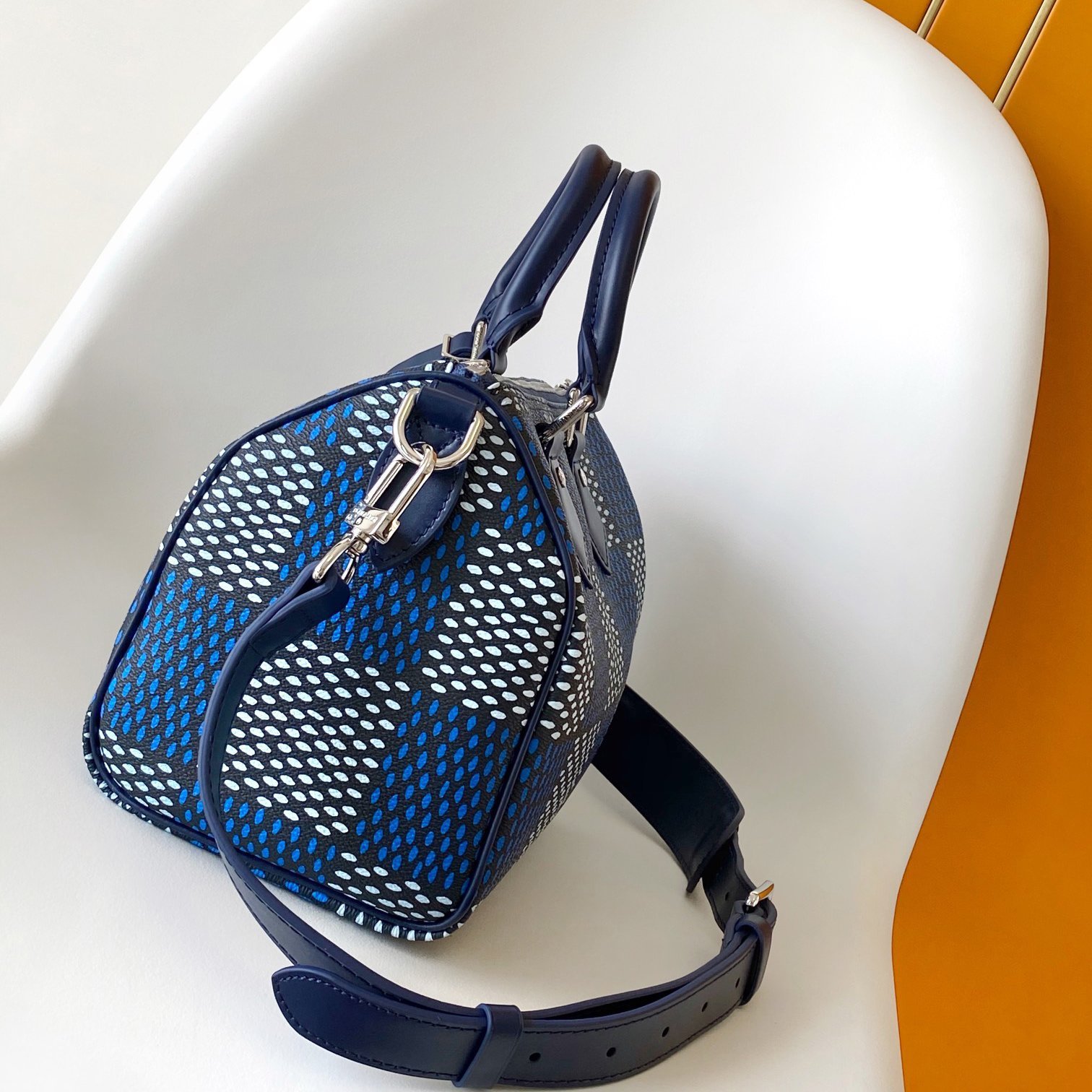 Speedy Blue Canvas Patchwork 25CM - 图片 2