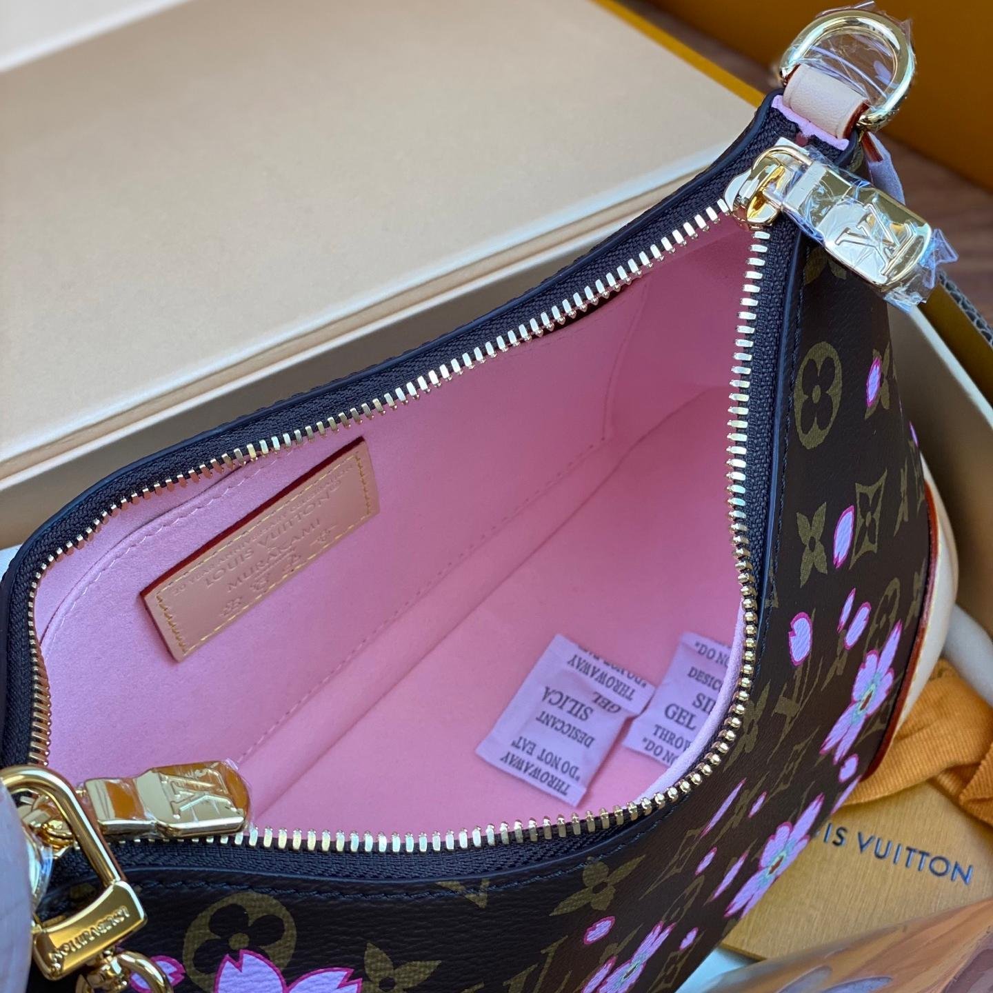 Cherry Blossom Monogram Boulogne Shoulder Bag – Artistic Sophistication Redefined - 图片 8