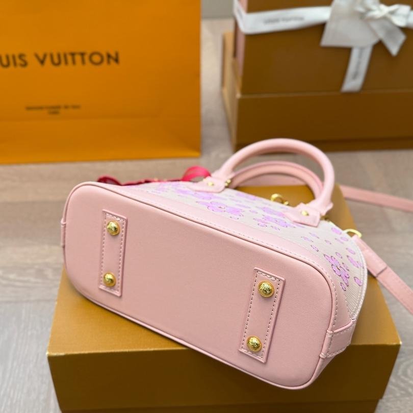 LV x Takashi Murakami Blossom Alma Bag – Limited Shell Style 24cm - 图片 7
