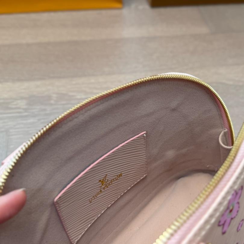 LV x Takashi Murakami Blossom Alma Bag – Limited Shell Style 24cm - 图片 9