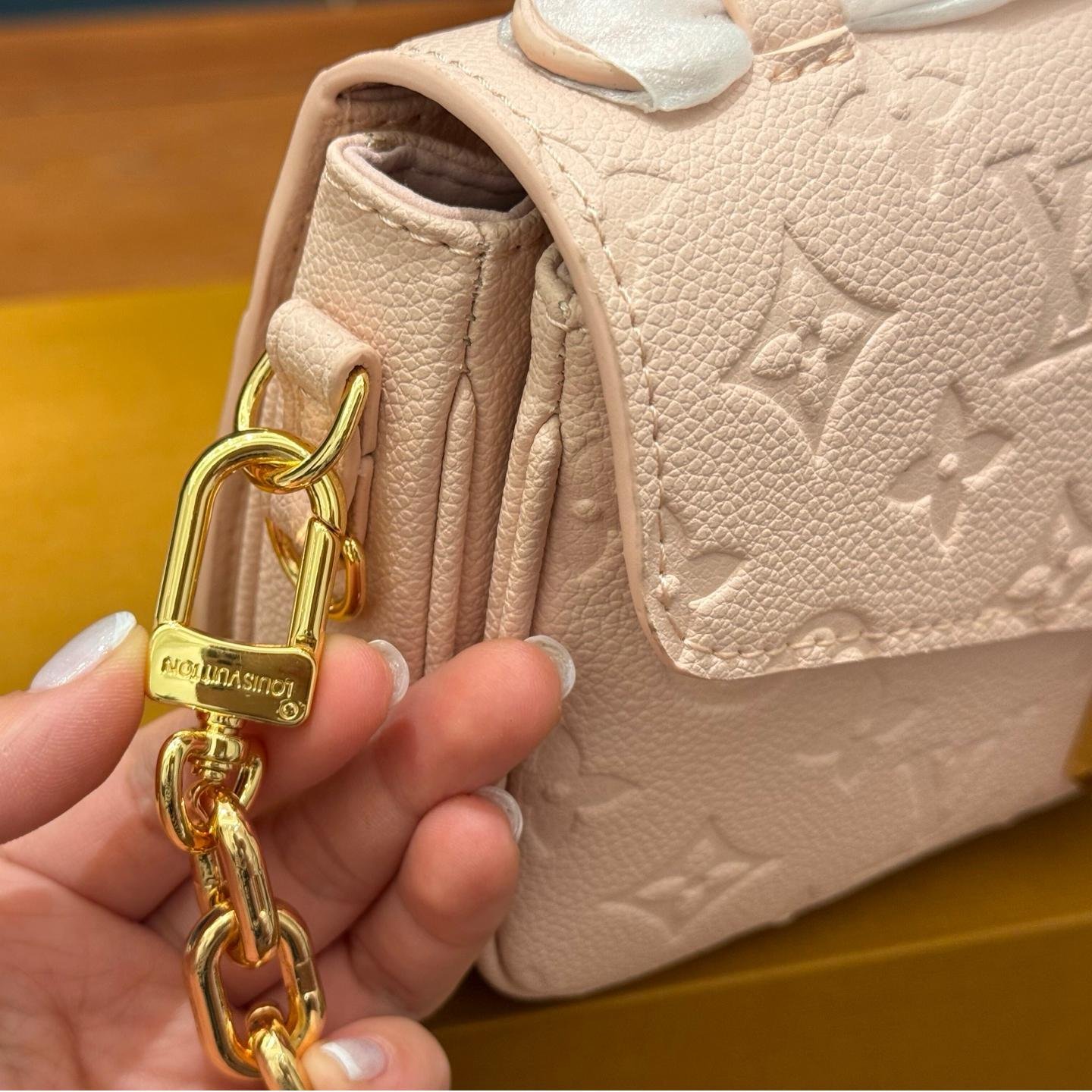 Louis Vuitton Mini Metis Bag in Soft Pink – Compact Leather Crossbody 21CM - 图片 5