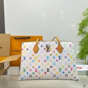 Vintage LV Multicolor Monogram Tote Bag – 40cm City Shopper
