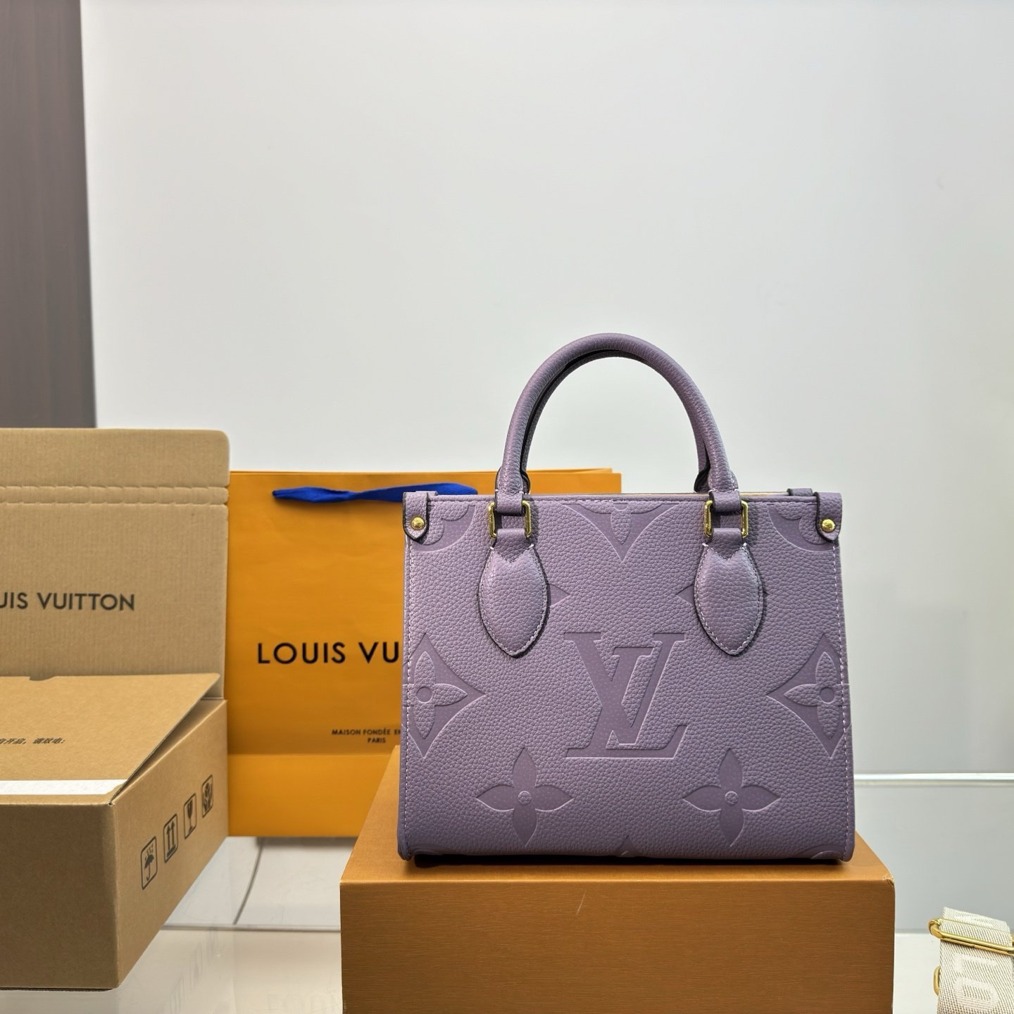 Mini Purple Tote Bag with Wide Strap and Coin Purse 25CM - 图片 3