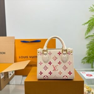 Mini Jungle Tote Bag in Monogram Leather – 18cm Small Handbag
