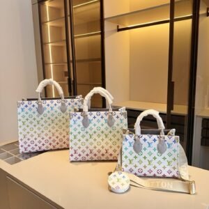 Louis Vuitton Onthego Multicolor Tote – Monogram Canvas Shopping Bag 25CM/35CM/43CM