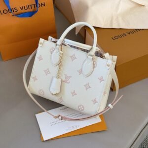 Mini LV OnTheGo Tote Bag in Sakura Pink – 25cm Strawberry Milk Edition