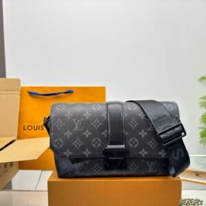 S-Cape Monogram Messenger Bag – Taurillon Leather Crossbody 28CM
