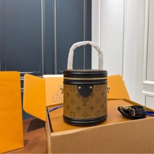 Louis Vuitton Vanity Bucket Bag – Monogram Canvas Top Handle 20cm
