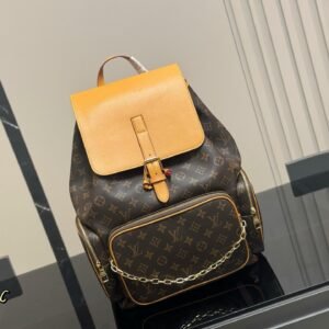 Louis Vuitton Monogram Canvas Backpack – Large Travel Daypack for Men 42CM
