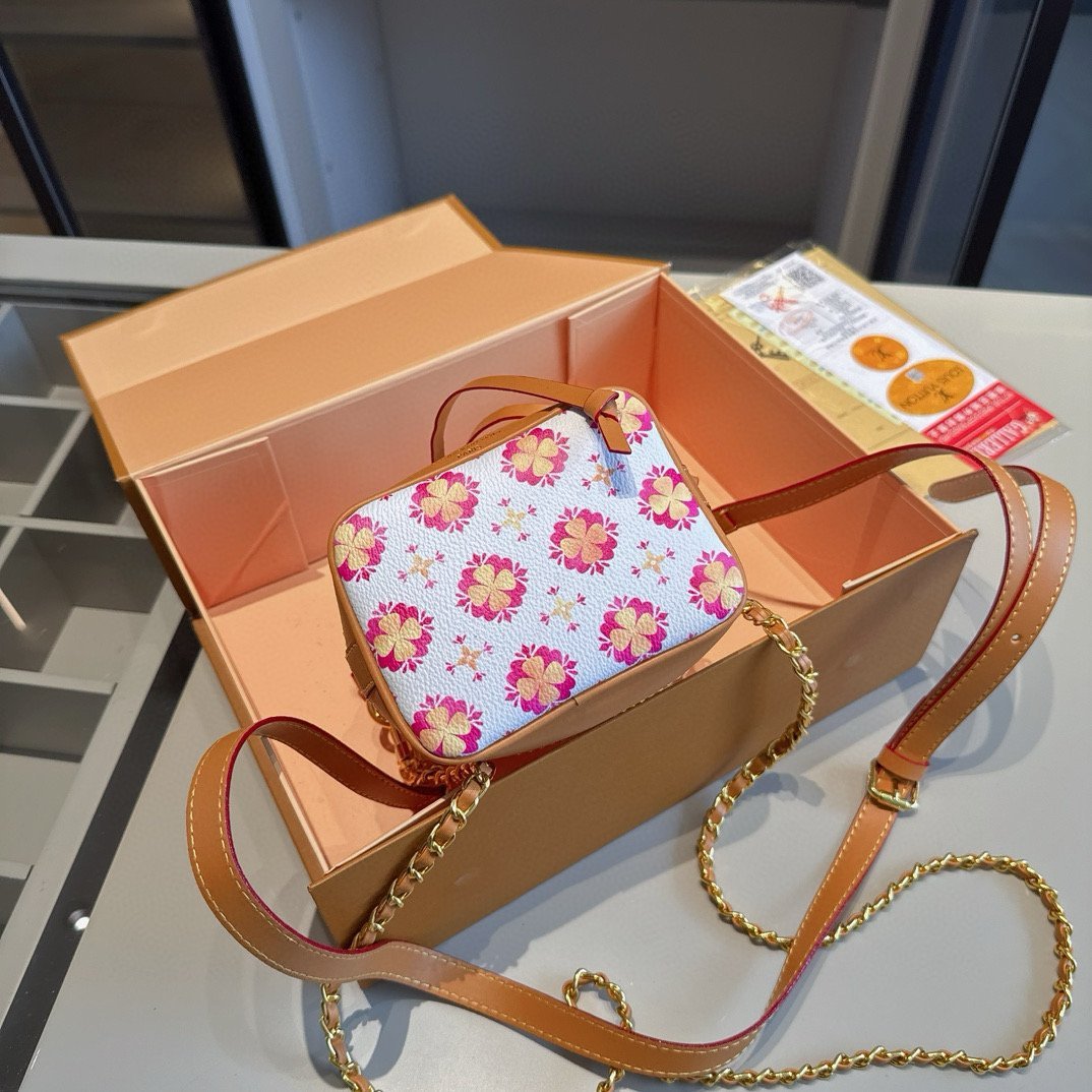Louis Vuitton Nano Noé Summer Edition Mini Bucket Bag – Pink Monogram 15CM - 图片 8
