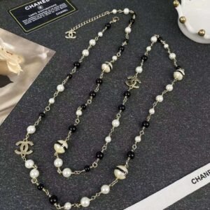 Chanel Replica Long Sweater Necklace, Parisian Layering Style