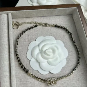 Miss Chen Jewelry Replica Necklace, Chanel Leather Choker