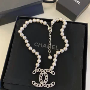 Miss Chen Jewelry Replica Necklaces, Chanel Double C Pearl