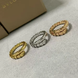 Bvlgari Serpenti Viper Replica Ring, 3 Color Options – 5 / Rose Gold