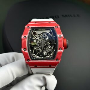 Richard Mille RM35-02 Rafael Nadal Red Quartz TPT Replica BBR V3 49.94mm x 44.5mm