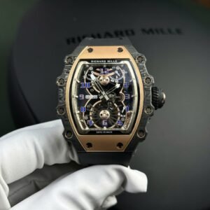 Richard Mille RM21-01 Tourbillon Aerodyne Red Gold Carbon TPT Best Replica 42.68mm x 50.12mm