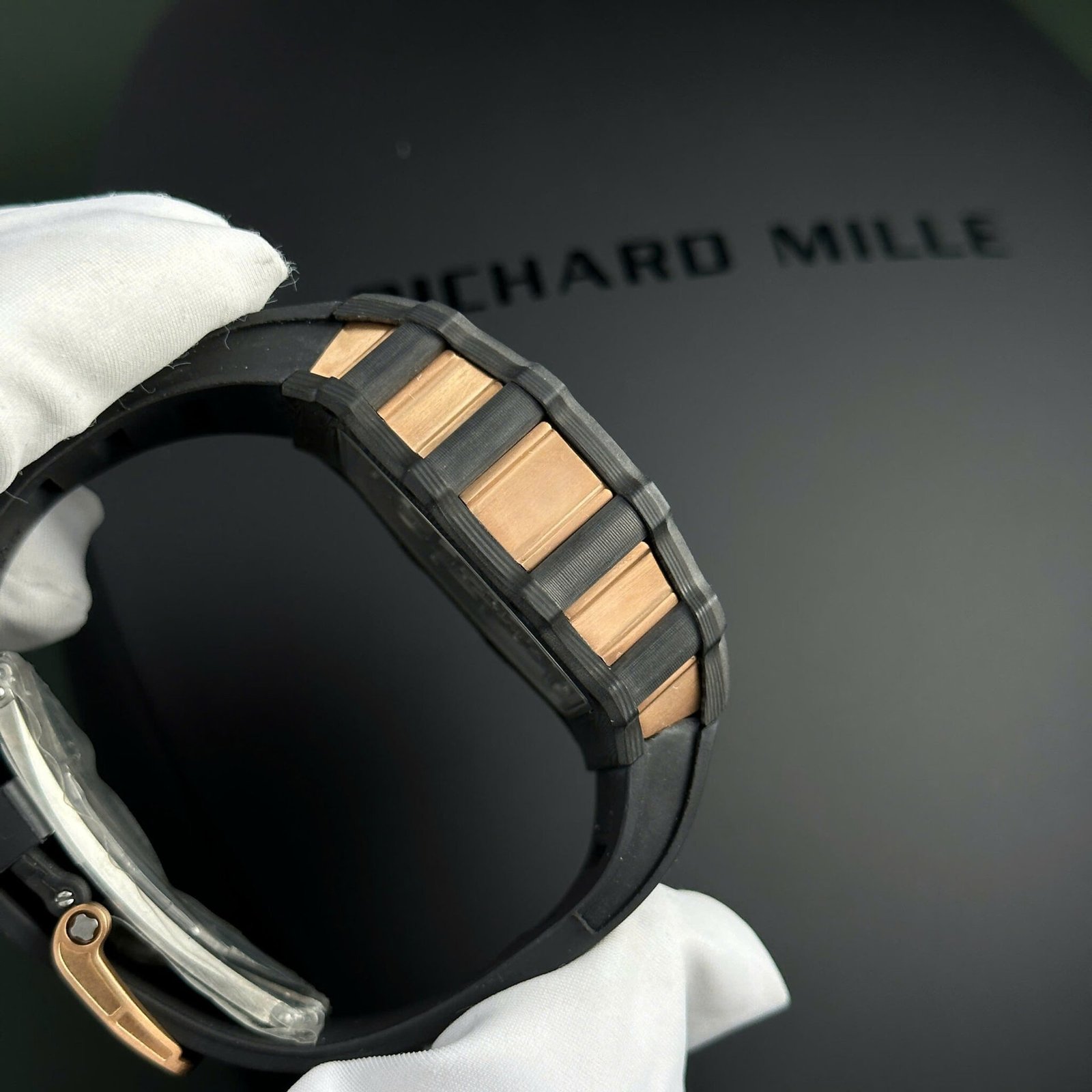Richard Mille RM21-01 Tourbillon Aerodyne Red Gold Carbon TPT Best Replica 42.68mm x 50.12mm - 图片 7
