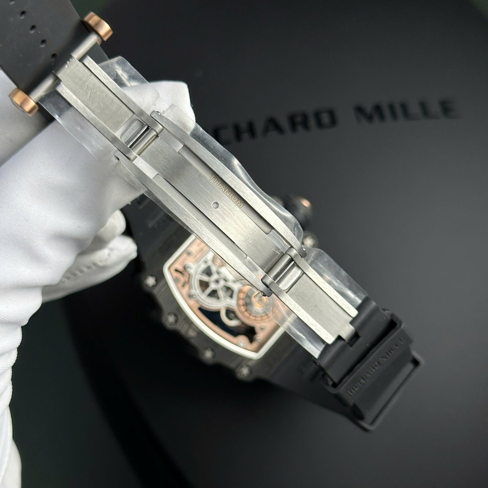 Richard Mille RM21-01 Tourbillon Aerodyne Red Gold Carbon TPT Best Replica 42.68mm x 50.12mm - 图片 10