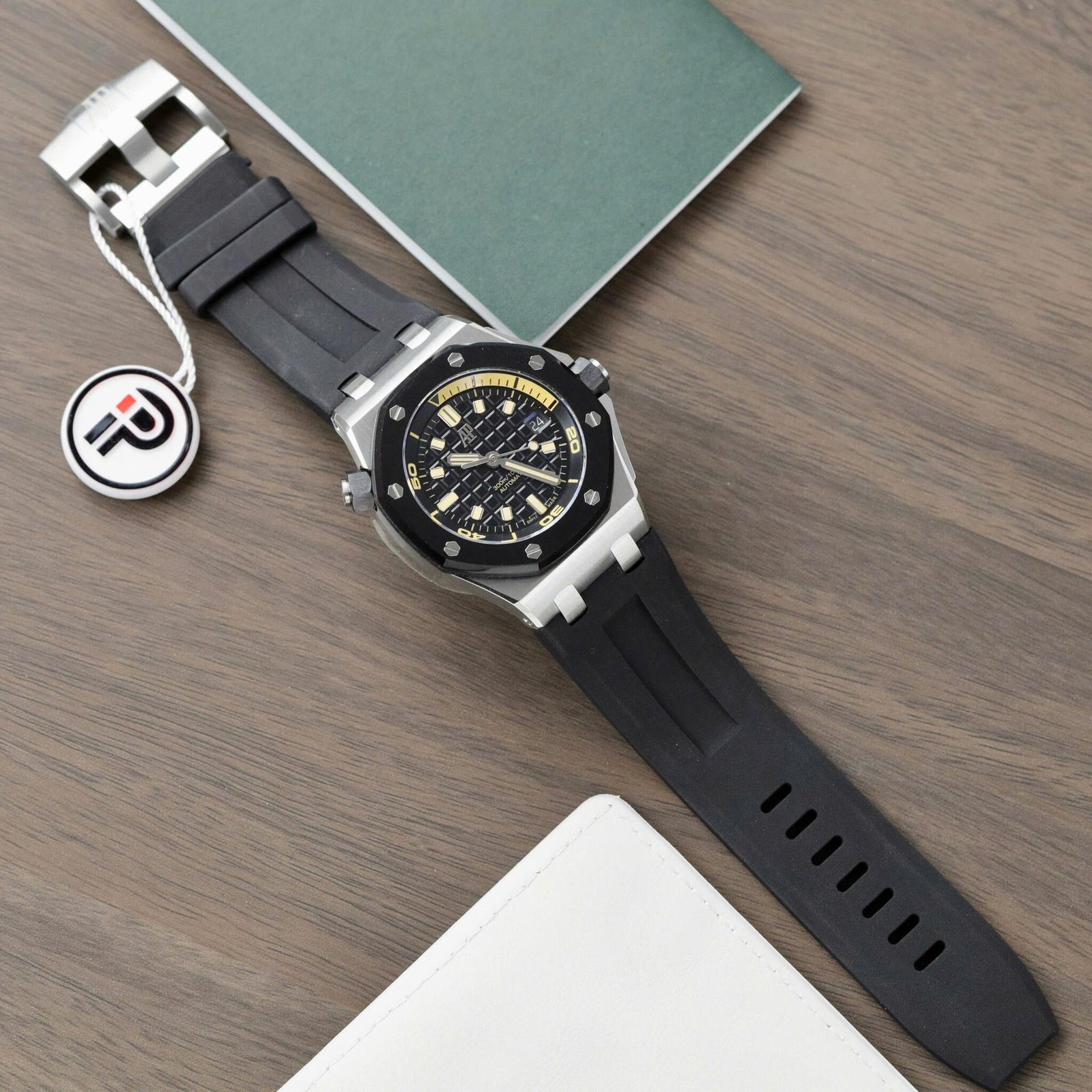 Audemars Piguet Royal Oak Offshore Diver 15720CN Black Dial Ceramic Bezel Rubber Replica IPF 42mm - 图片 2