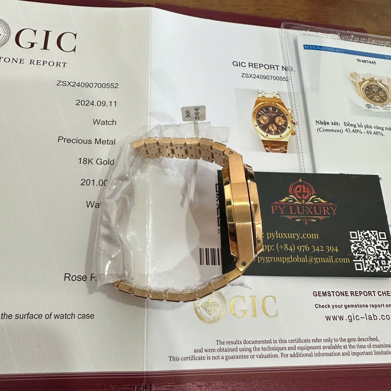 Audemars Piguet Royal Oak 26331OR Chronograph Brown Dial 18K Gold Wrapped 41mm - 图片 8