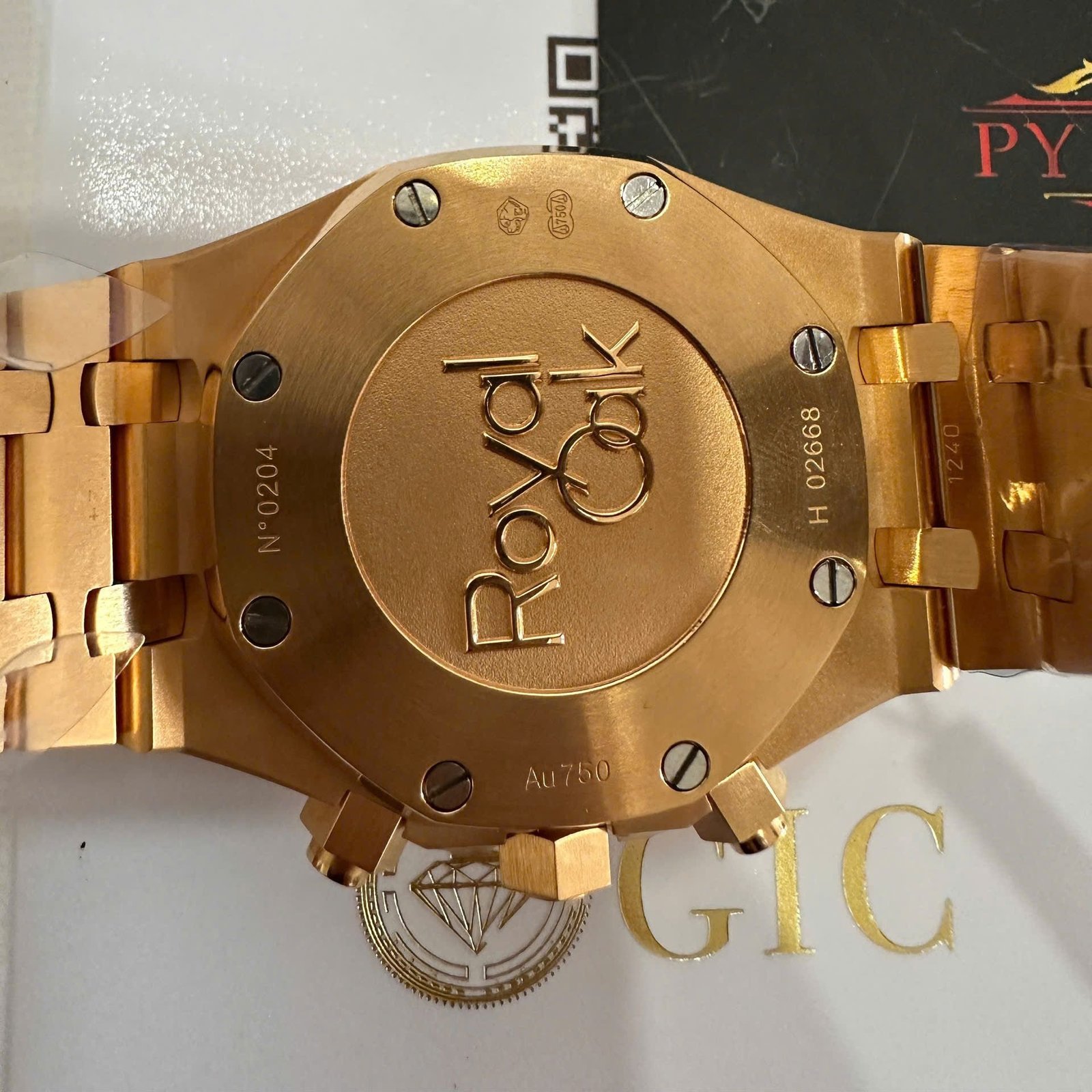 Audemars Piguet Royal Oak 26331OR Chronograph Brown Dial 18K Gold Wrapped 41mm - 图片 9