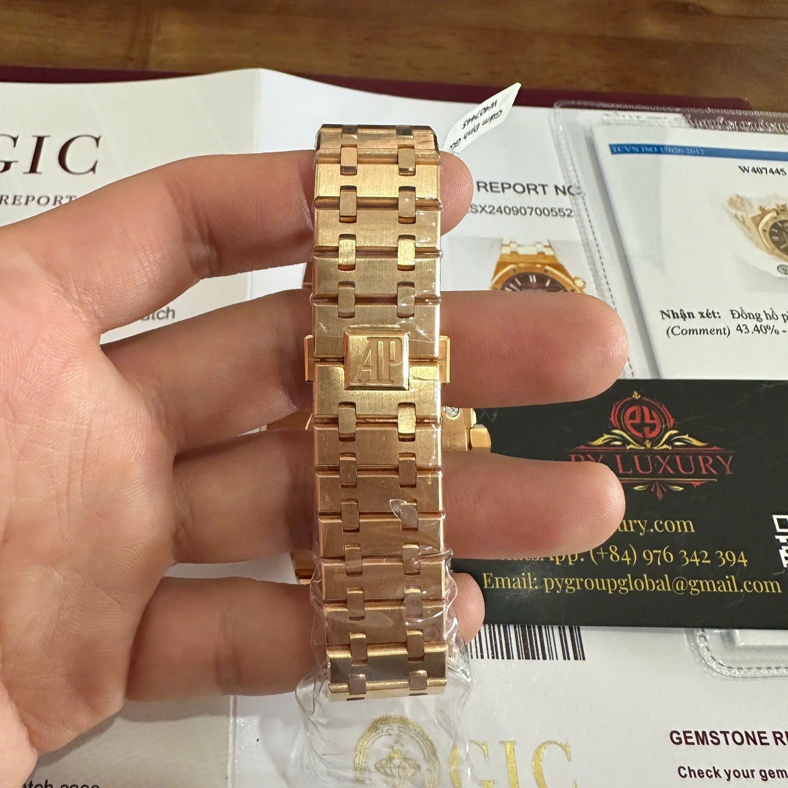 Audemars Piguet Royal Oak 26331OR Chronograph Brown Dial 18K Gold Wrapped 41mm - 图片 11