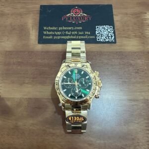 Rolex Daytona John Mayer 116508 Yellow Gold Green Dial Gain Weight 175g Best Replica QF 40mm