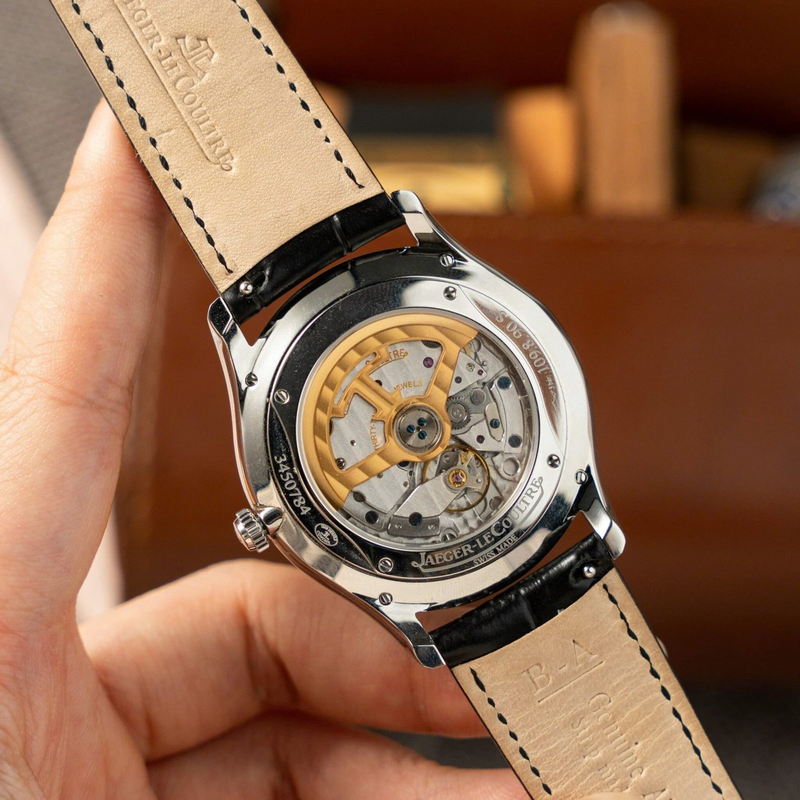 Jaeger-LeCoultre Master Ultra Thin Small Seconds Q1218420 Silver Dial Leather Best Replica 39mm - 图片 6