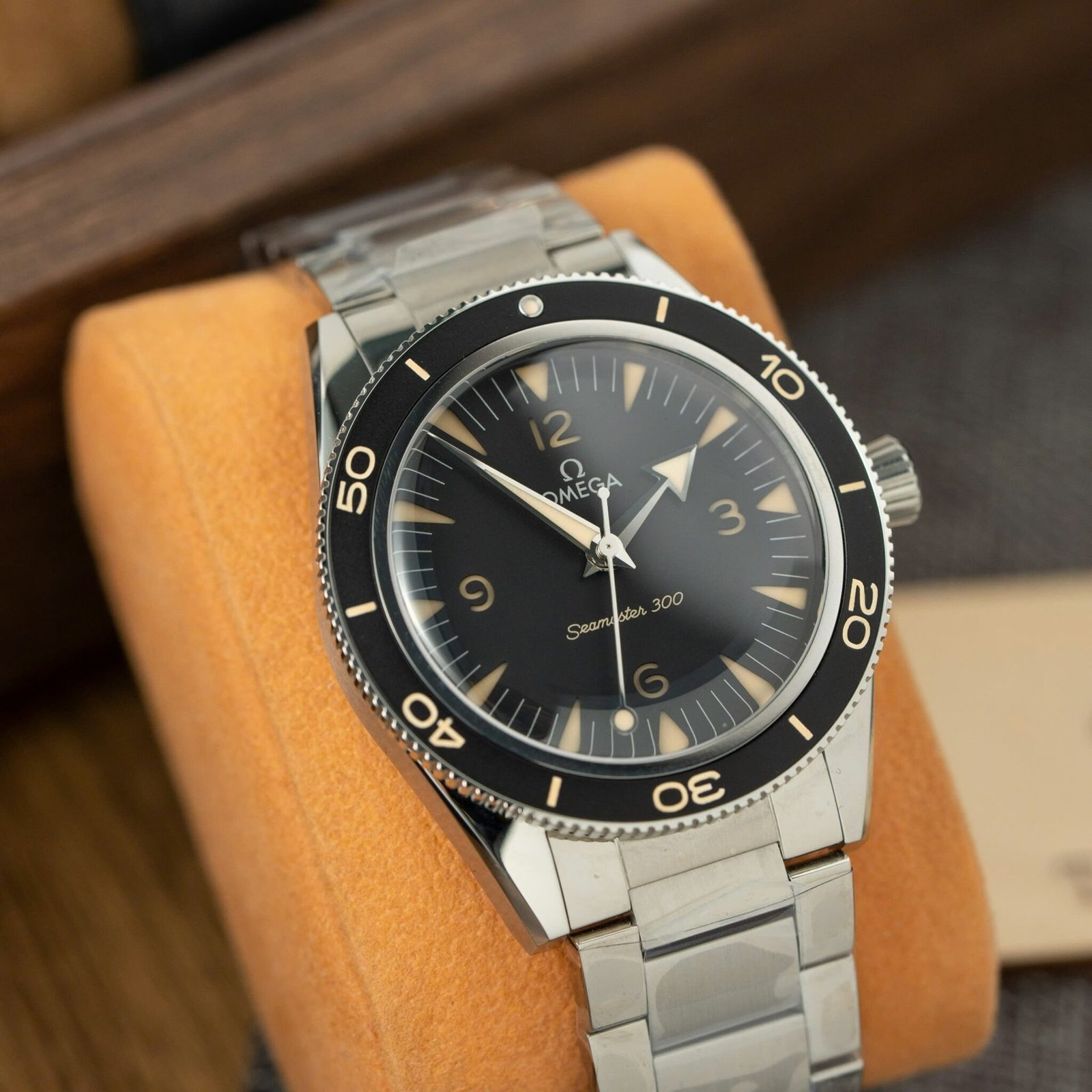 Omega Seamaster 300 Heritage Black Dial Steel Bracelet Best Replica VSF 41mm - 图片 2
