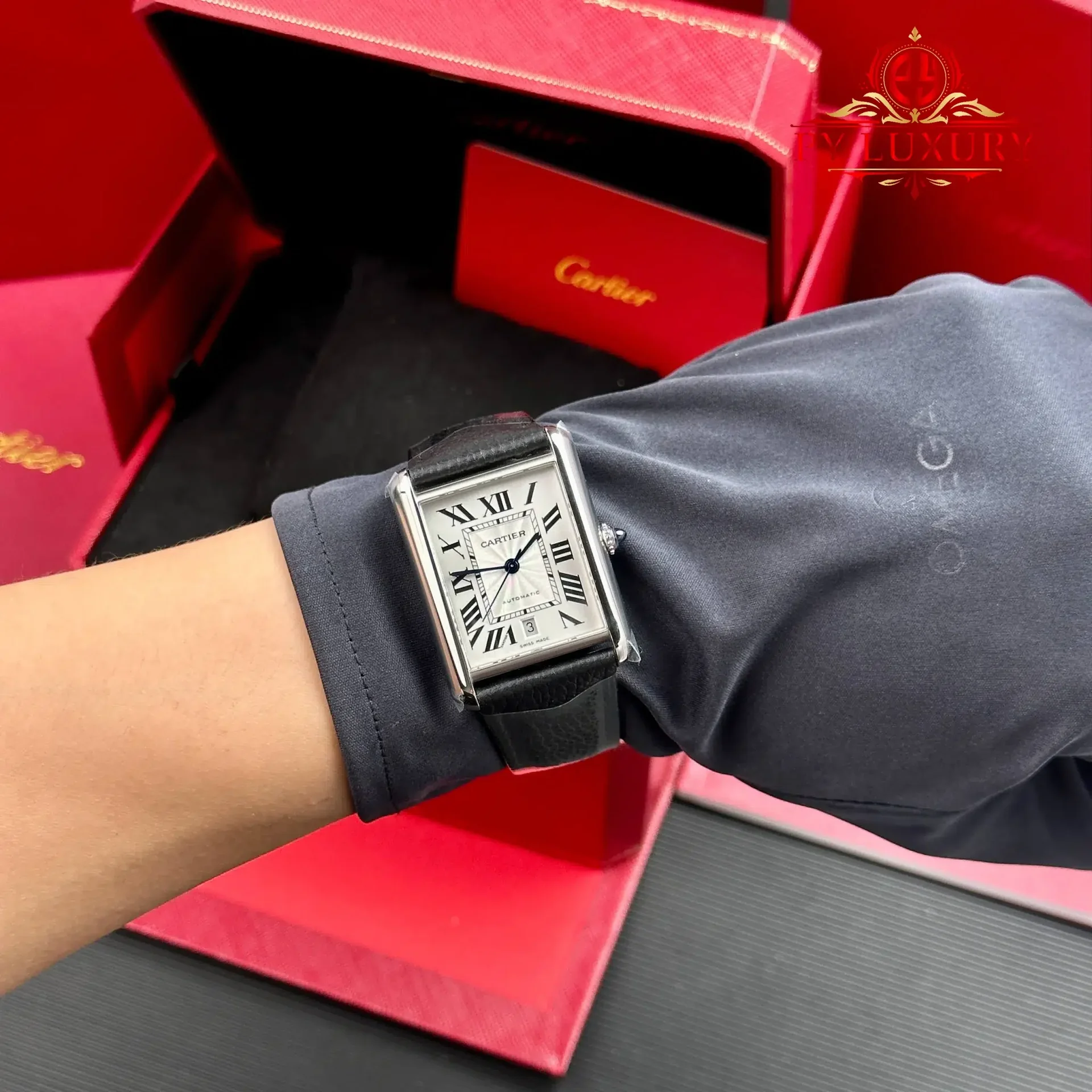 Cartier Tank Must WSTA0040 Extra Large Silver Dial Best Replica AF 31mm x 41mm - 图片 2
