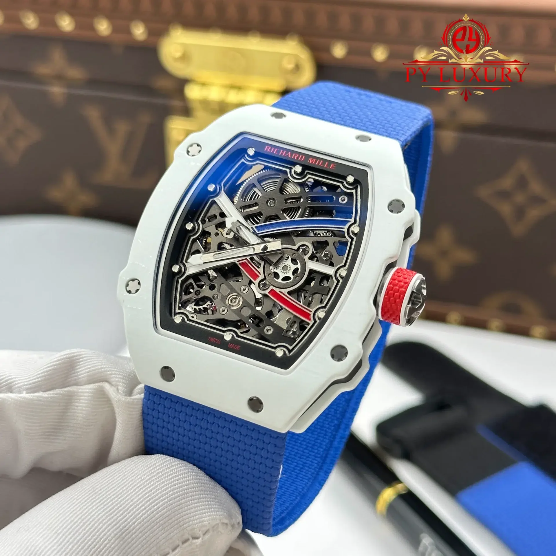 Richard Mille RM67-02 Alexis Pinturault Edition Extra Flat 1:1 Super Clone 38.7 x 47.52mm - 图片 2