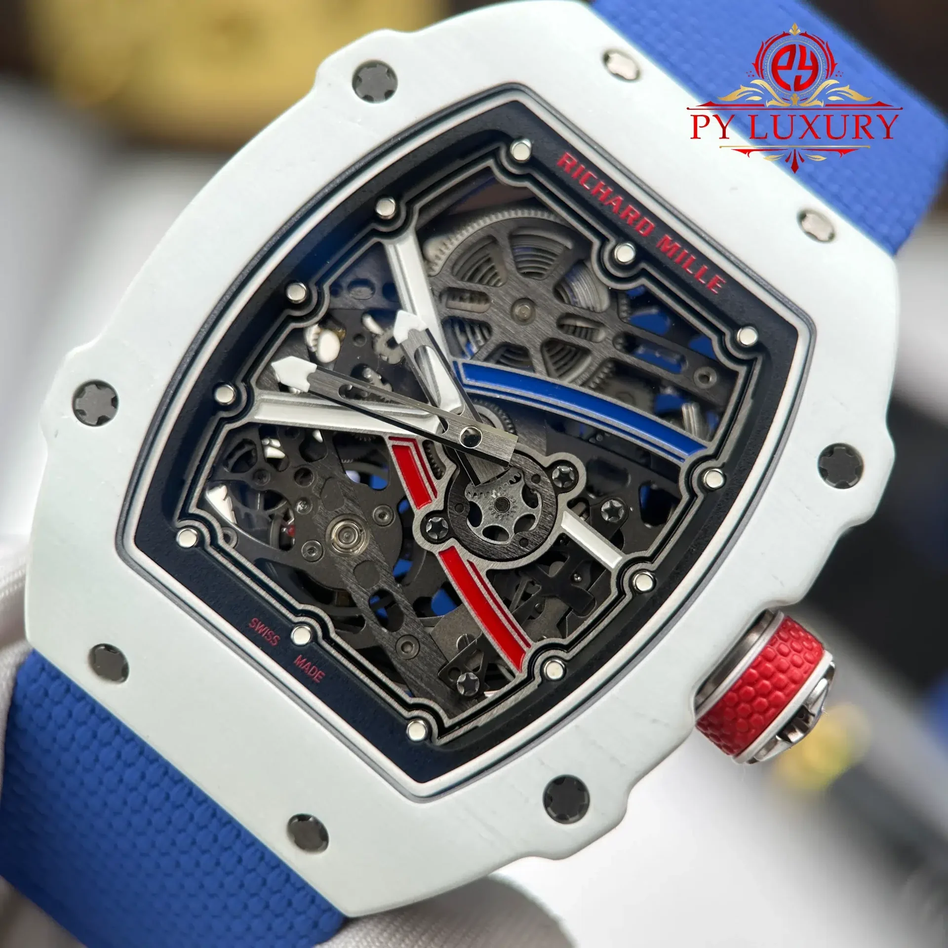 Richard Mille RM67-02 Alexis Pinturault Edition Extra Flat 1:1 Super Clone 38.7 x 47.52mm - 图片 4