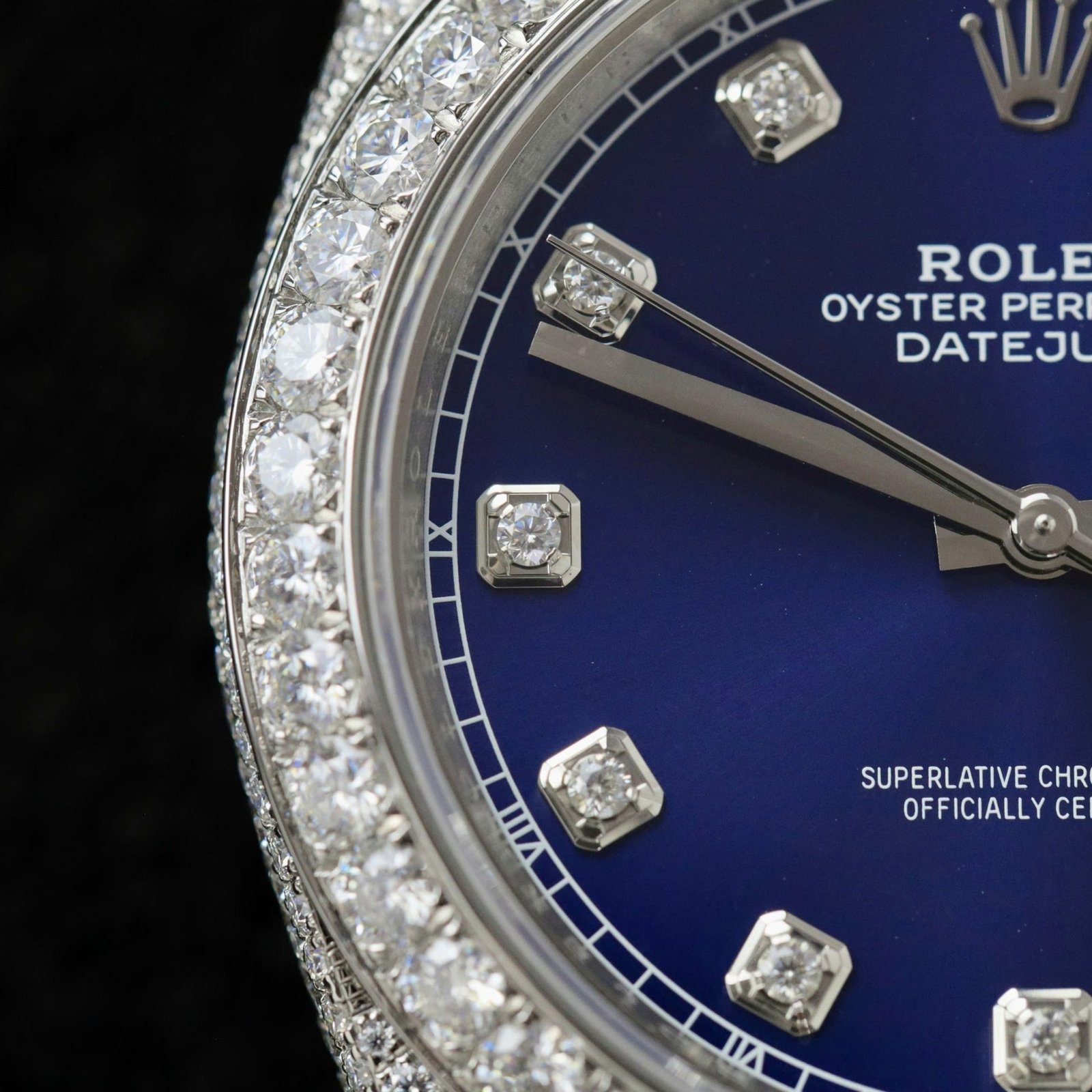 Rolex Datejust 41 Blue Diamond Dial Jubilee Iced Out Moissanite Best Replica 41mm - 图片 8