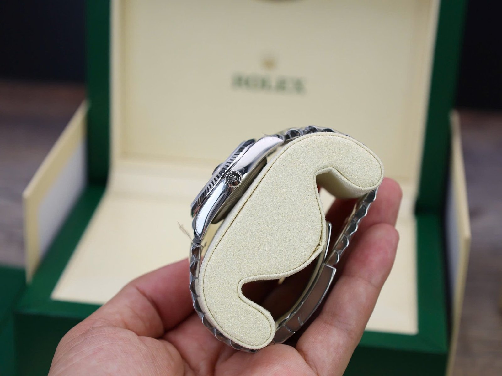 Rolex Datejust 126234-0047 Green Palm Luminous Dial Jubilee Best Replica VSF 36mm - 图片 7
