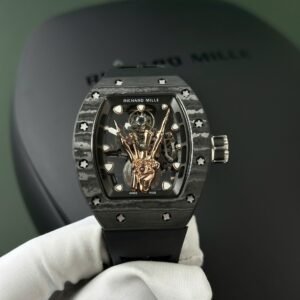 Richard Mille RM66 Flying Tourbillon Manual Winding Carbon TPT Best Replica YS Factory 42.7mm x 49.94mm