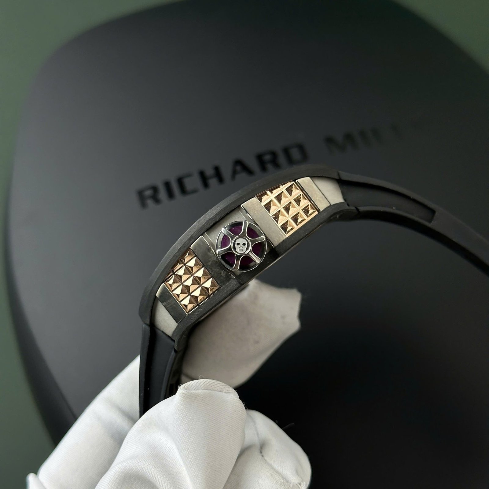 Richard Mille RM66 Flying Tourbillon Manual Winding Carbon TPT Best Replica YS Factory 42.7mm x 49.94mm - 图片 8