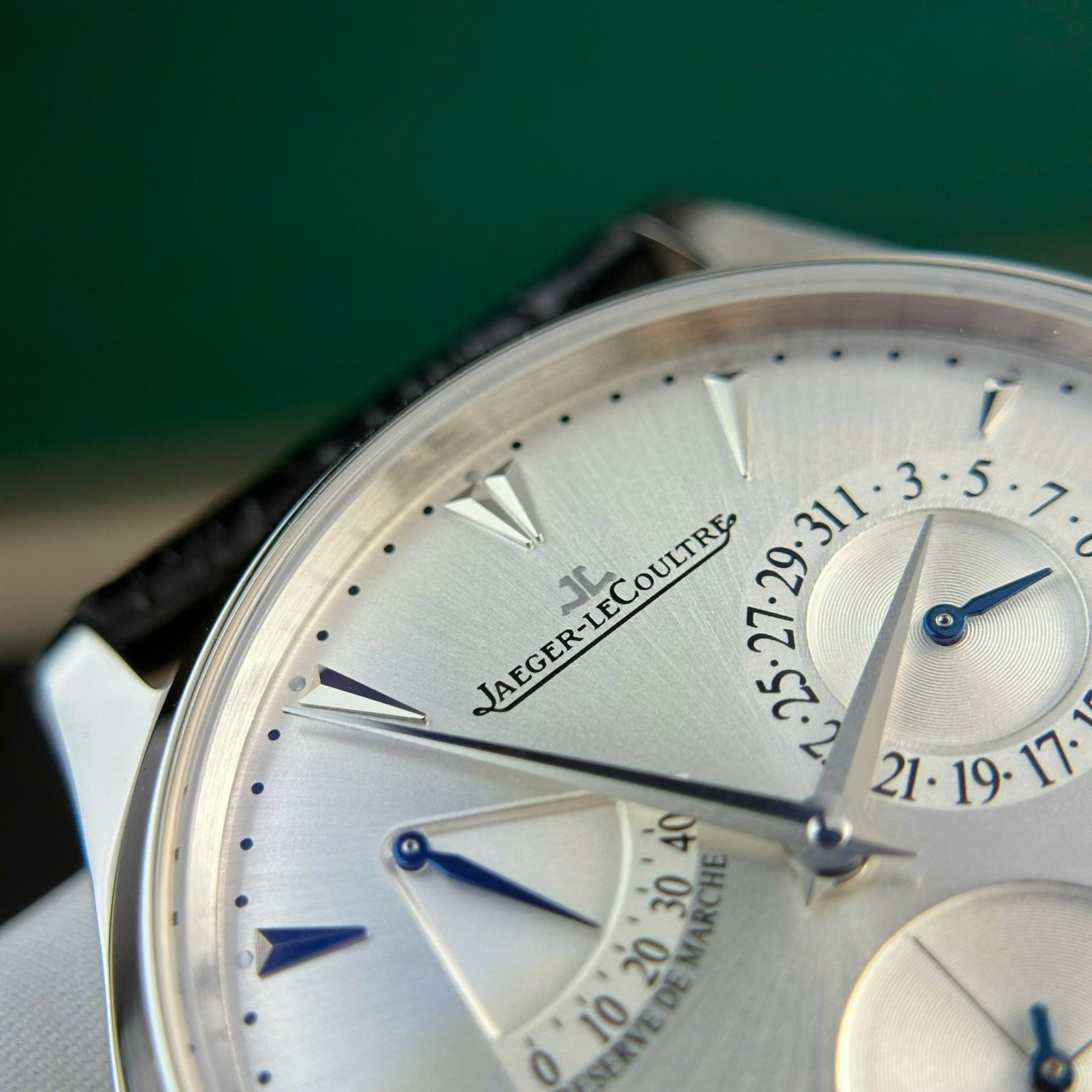 Jaeger-LeCoultre Master Ultra Thin Reserve De Marche Q1378420 Silver Dial Leather Strap Best Replica 39mm - 图片 5