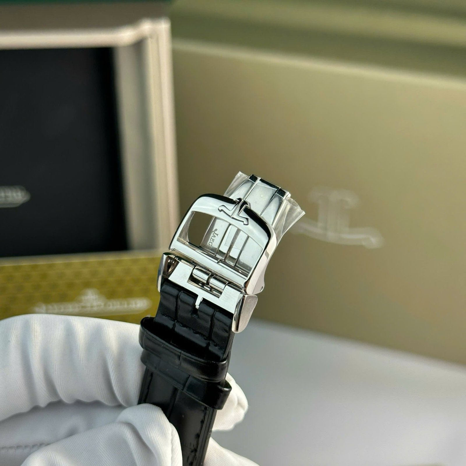 Jaeger-LeCoultre Master Ultra Thin Reserve De Marche Q1378420 Silver Dial Leather Strap Best Replica 39mm - 图片 13