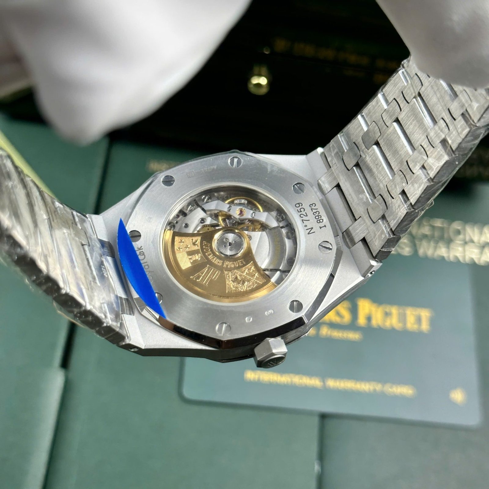Audemars Piguet Royal Oak 15410BC Frosted Gold White Dial 1:1 Copy Best Replica APSF 41mm - 图片 7