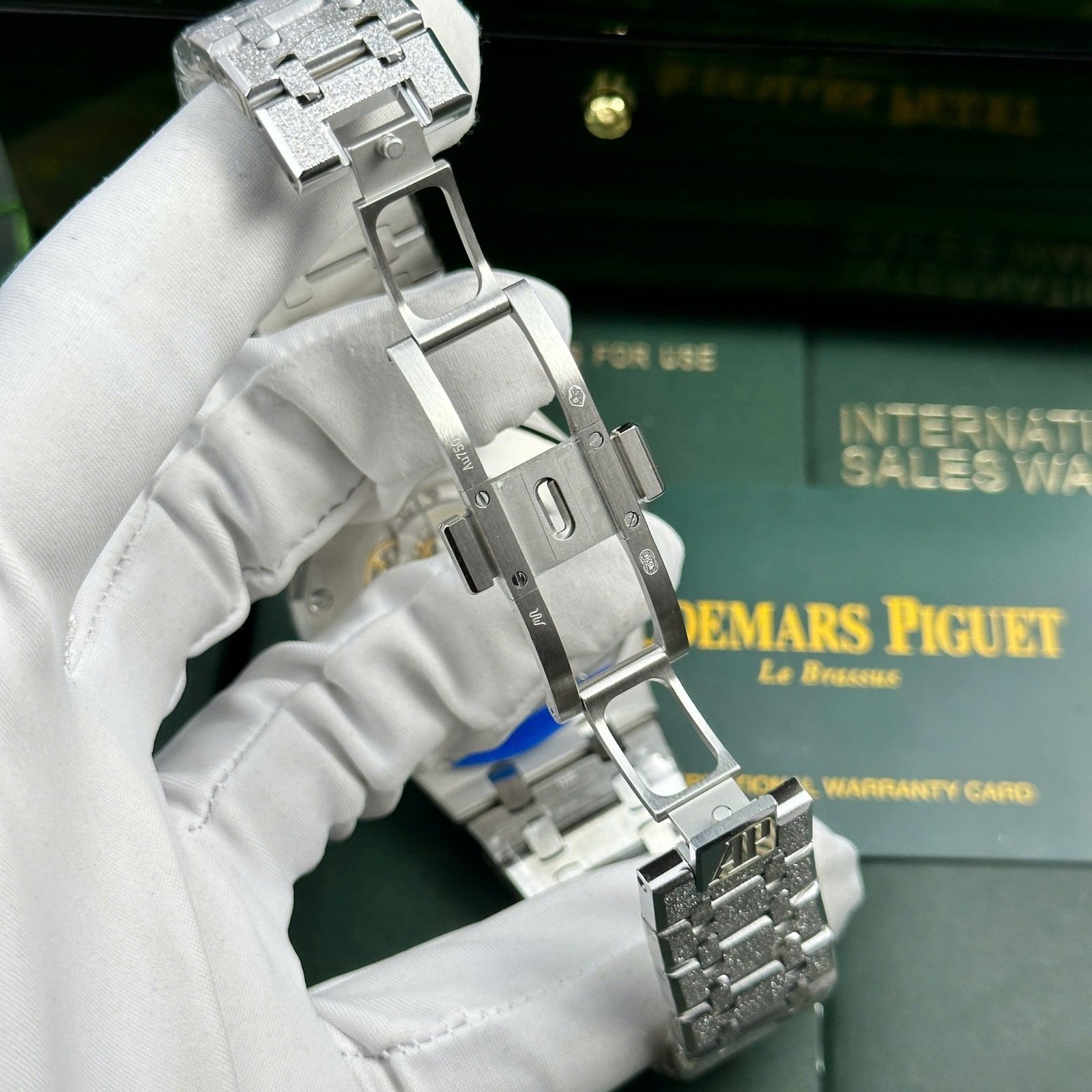 Audemars Piguet Royal Oak 15410BC Frosted Gold White Dial 1:1 Copy Best Replica APSF 41mm - 图片 8