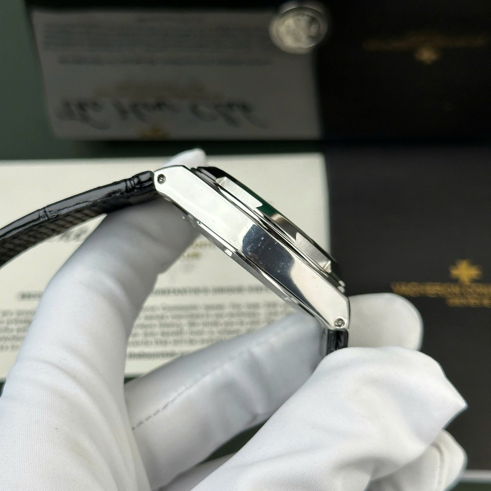 Vacheron Constantin Overseas Dual Time 7900V/110A-B546 Black Dial Leather Strap Swiss Replica PZF 41mm - 图片 7