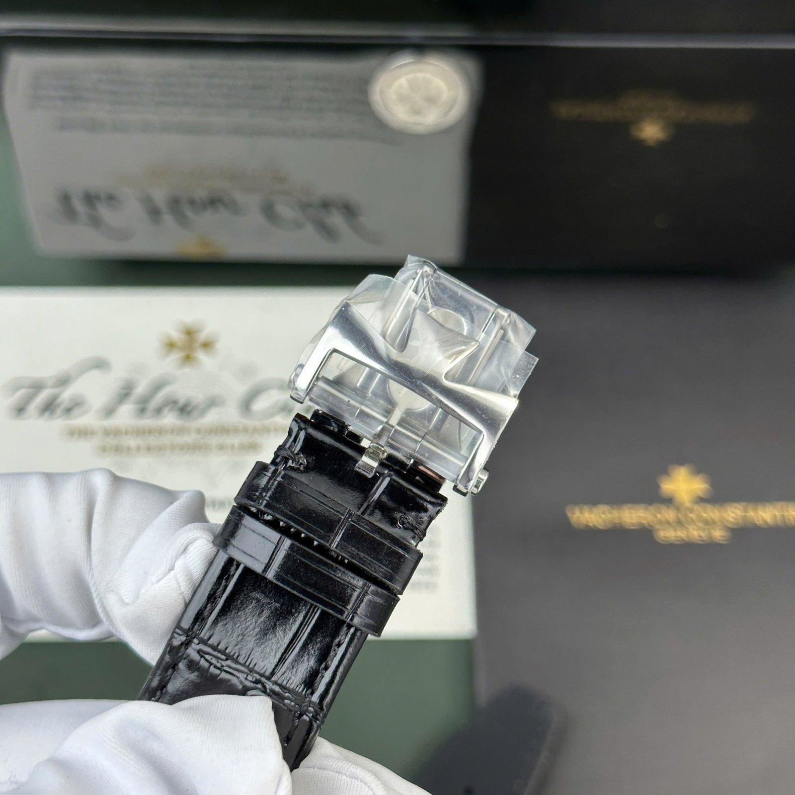 Vacheron Constantin Overseas Dual Time 7900V/110A-B546 Black Dial Leather Strap Swiss Replica PZF 41mm - 图片 10