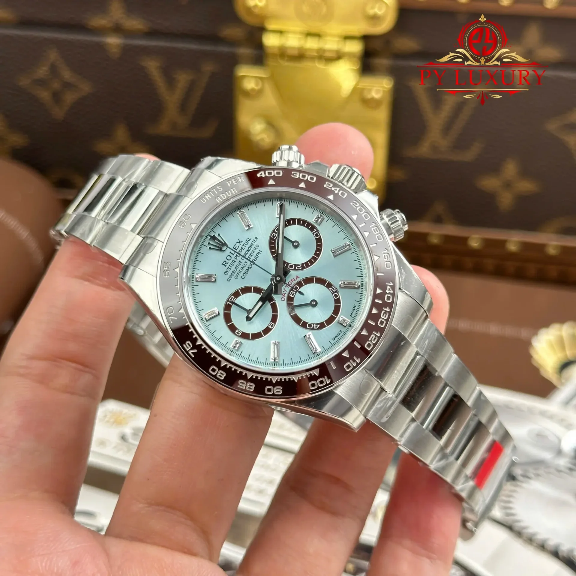 Rolex Daytona 126506-0002 Platinum Iced-blue Diamond-set Dial 1:1 Best Replica VSF 40mm - 图片 2