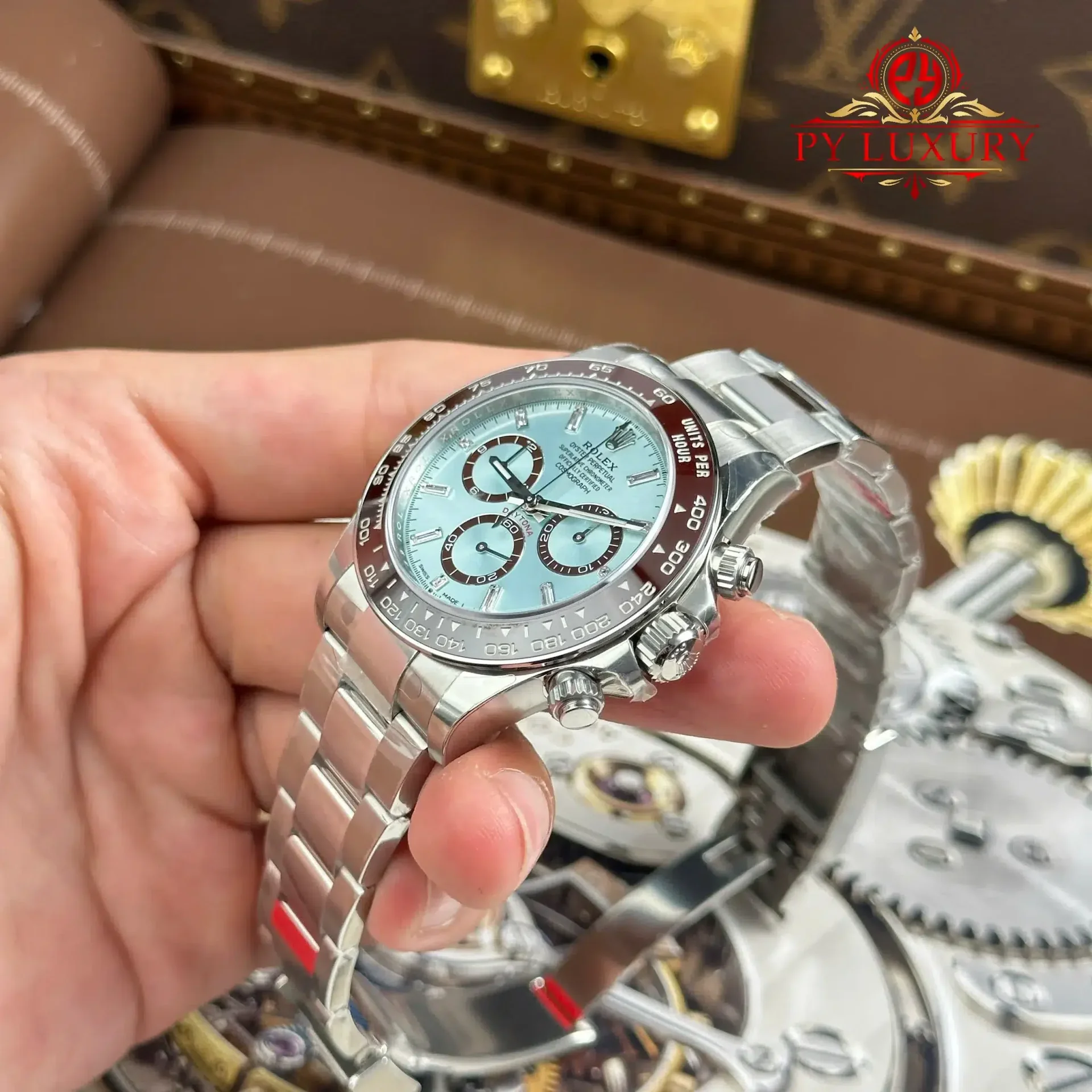 Rolex Daytona 126506-0002 Platinum Iced-blue Diamond-set Dial 1:1 Best Replica VSF 40mm - 图片 3