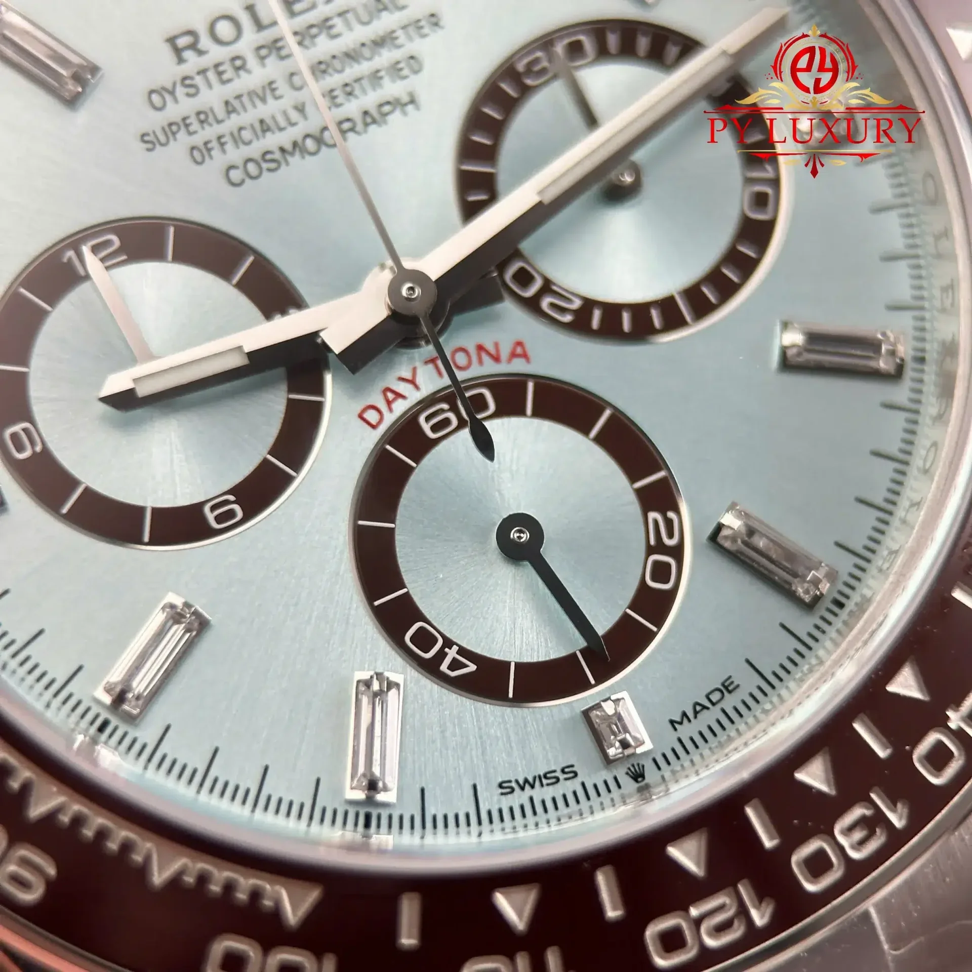 Rolex Daytona 126506-0002 Platinum Iced-blue Diamond-set Dial 1:1 Best Replica VSF 40mm - 图片 8