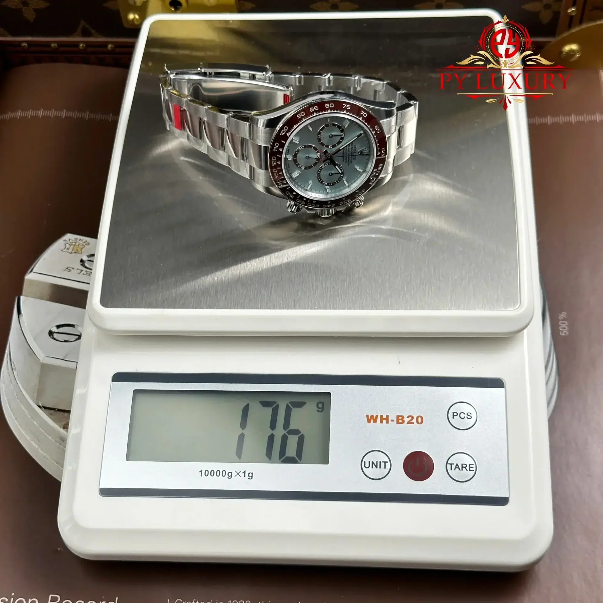 Rolex Daytona 126506-0001 Platinum Iced-blue Dial Brown Cerachrom Bezel 1:1 Best Replica VSF 40mm - 图片 14