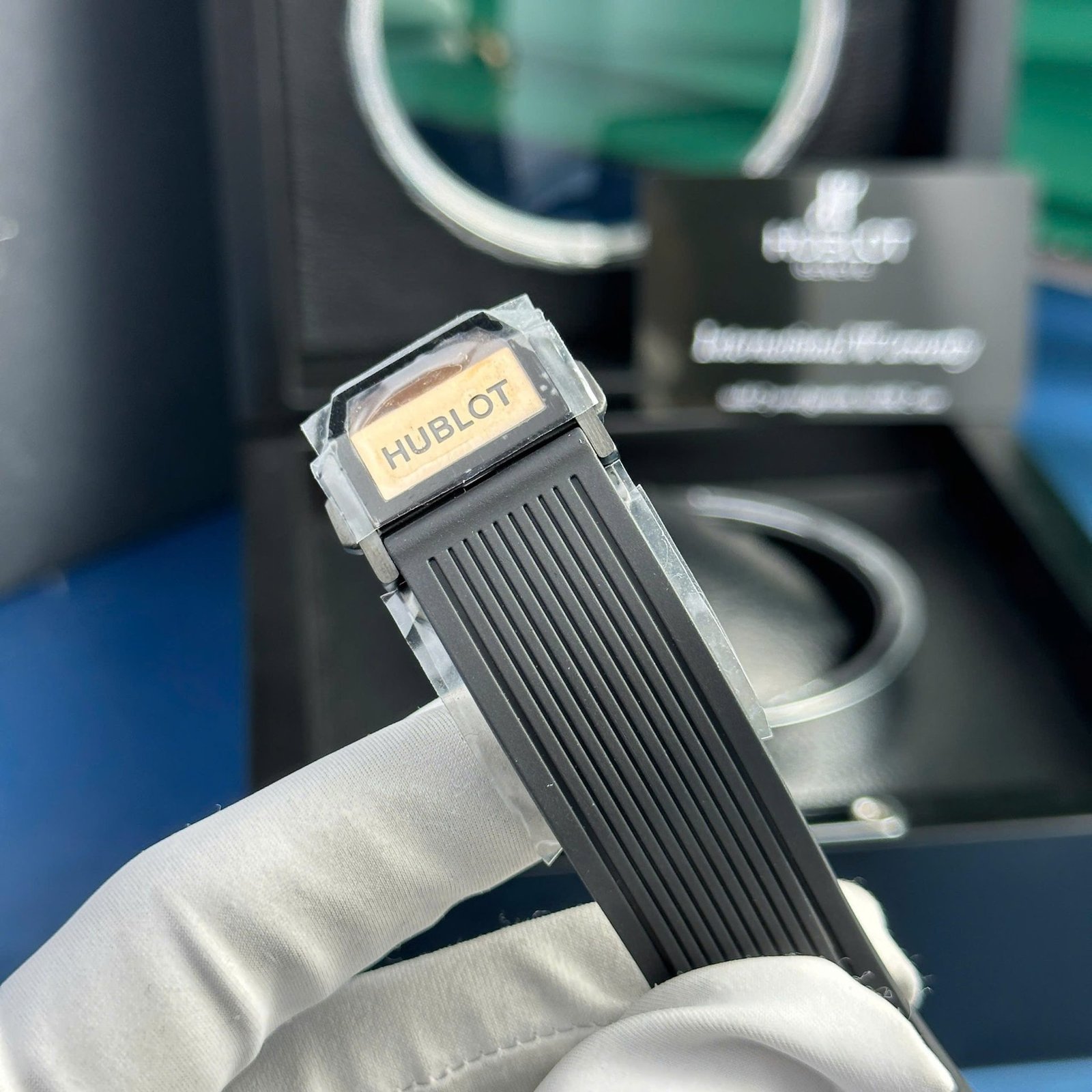 Hublot Big Bang Unico King Gold Black Dial Rubber Strap Replica BBF 42mm - 图片 7