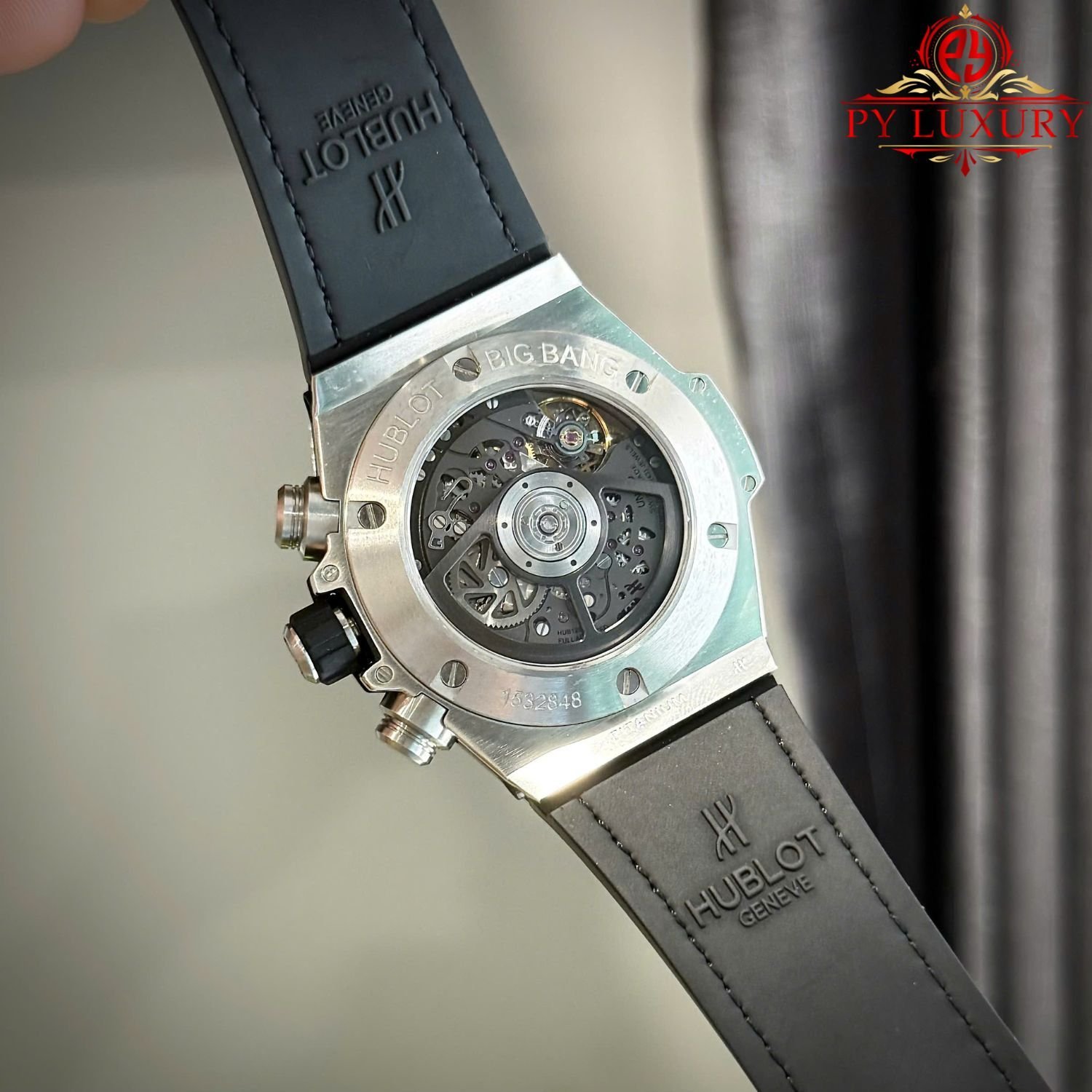 Hublot Big Bang Unico Titanium Rainbow Leather Strap Best Replica ZF 45mm - 图片 7
