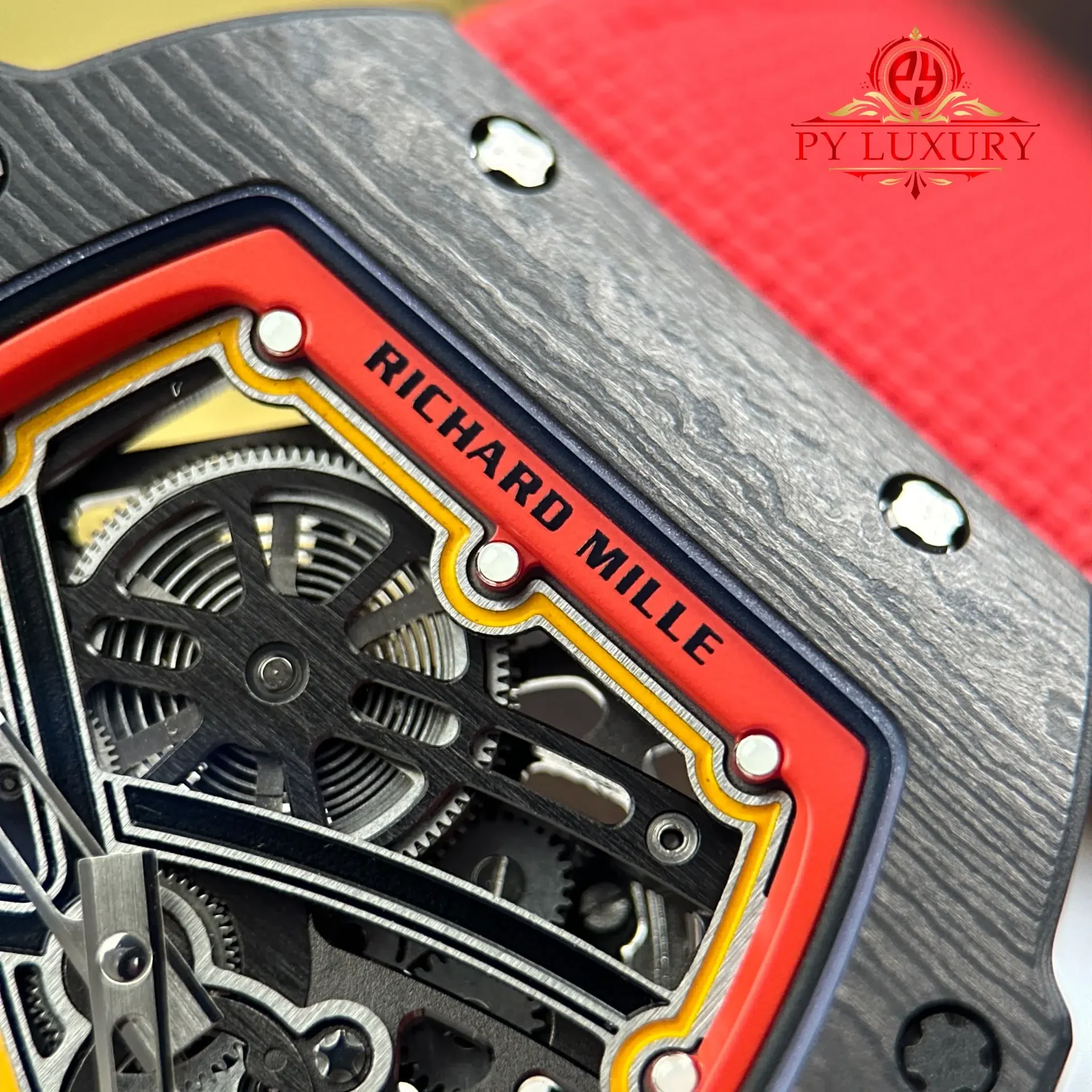 Richard Mille RM67-02 Alexander Zverev Carbon NTPT Extra Flat 1:1 Super Clone 38.7 x 47.52mm - 图片 6